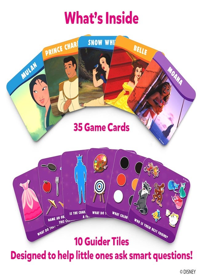 Skillmatics Guess in 10 Junior Disney Princess for Kids, Girls, Boys Who Love Card Games, Board Games, Cinderella, Ariel, Jasmine, Gifts for Ages 3, 4, 5, 6, Travel Friendly - Image 2